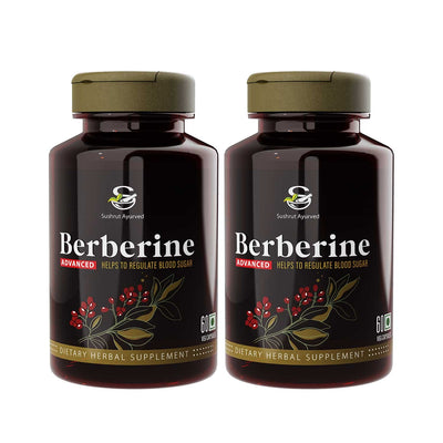 Berberine Advanced Pack of 2 - 60 Veg Capsule 500mg