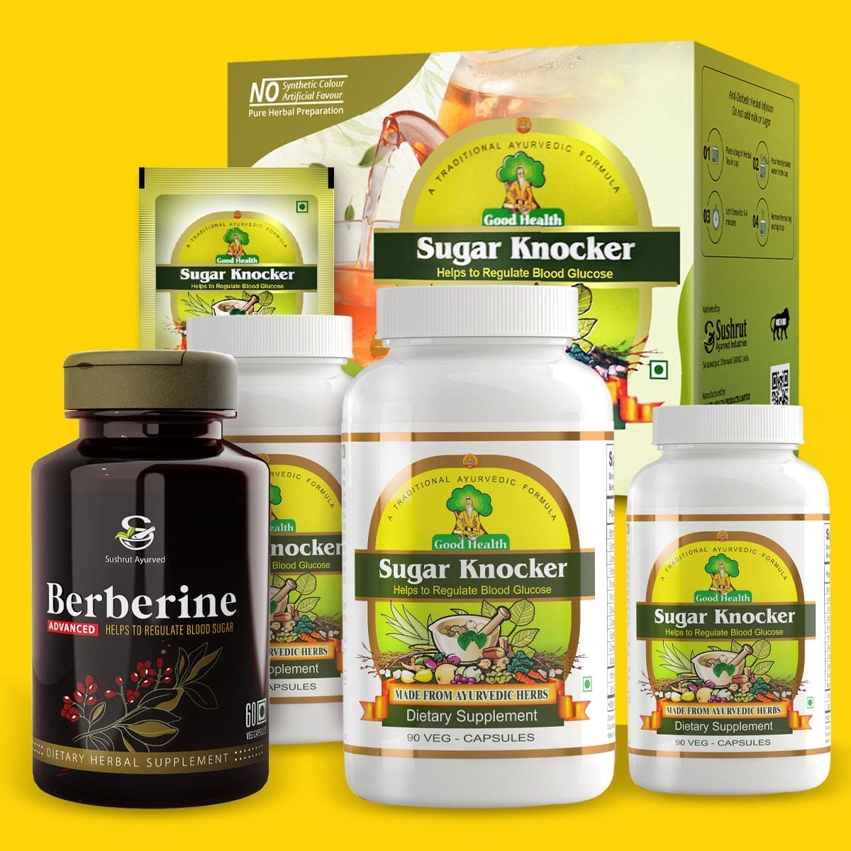 Berberine Advanced Pack of 1 - 60 Veg Capsule 500mg