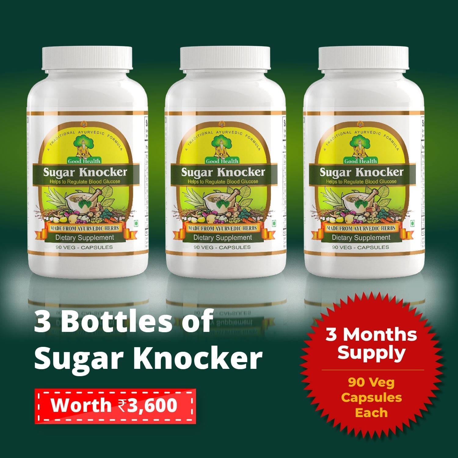 Sugar Knocker's Diabetes Reversal Kit (3 Months Guided Support)
