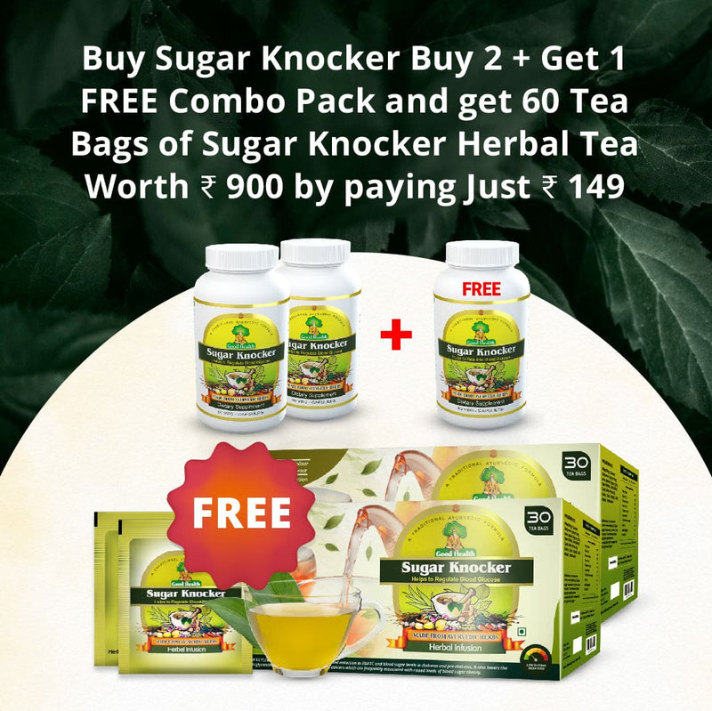 Sugar Knocker Buy 2+ Get 1 FREE with Sugar Knocker Herbal Tea (60 Tea Bags)