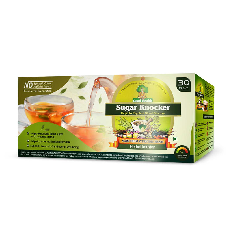 Sugar Knocker Herbal Tea - Pack of 30 Tea Bags X 2 Packs