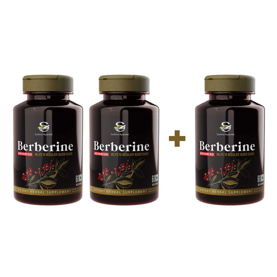 
Berberine Advanced 500 mg capsules, berberine supplement