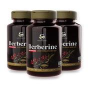 Berberine Advanced Buy 2 Get 1 FREE pack, three bottles of 60 capsules