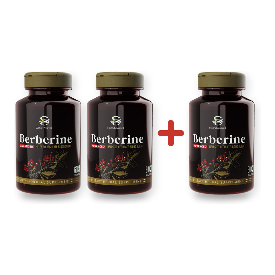 
Berberine Advanced 500 mg capsules, berberine supplement
