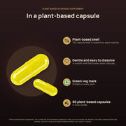 Berberine Advanced plant-based capsules, gentle and easy to dissolve