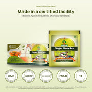 Sugar Knocker Herbal Tea is made in a GMP, HACCP and ISO 22000 certified, FSSAI licensed facility